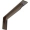 Ekena Millwork Embrey Steel Bracket, Hammered Brown 2"W x 14"D x 5 1/4"H BKTM02X14X05EBHBR - alternate 1
